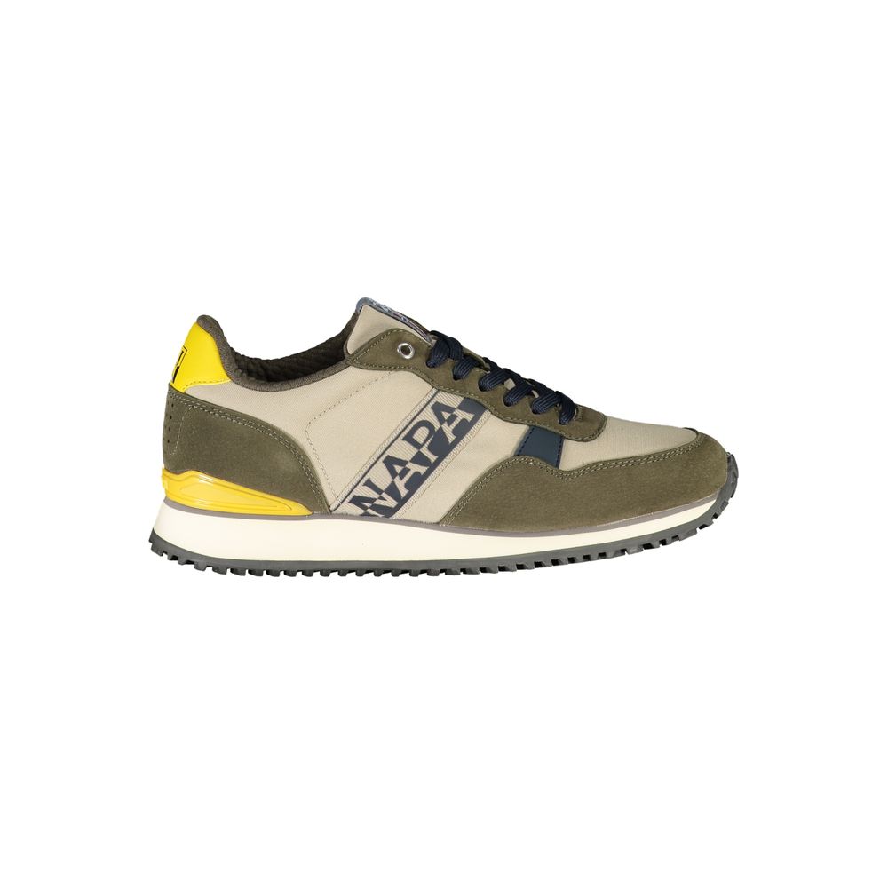 Napapijri – Elegante, beigefarbene, sportliche Schnür-Sneaker
