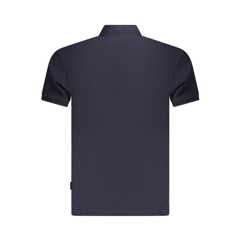Napapijri Blaues Herren-Poloshirt aus Baumwolle