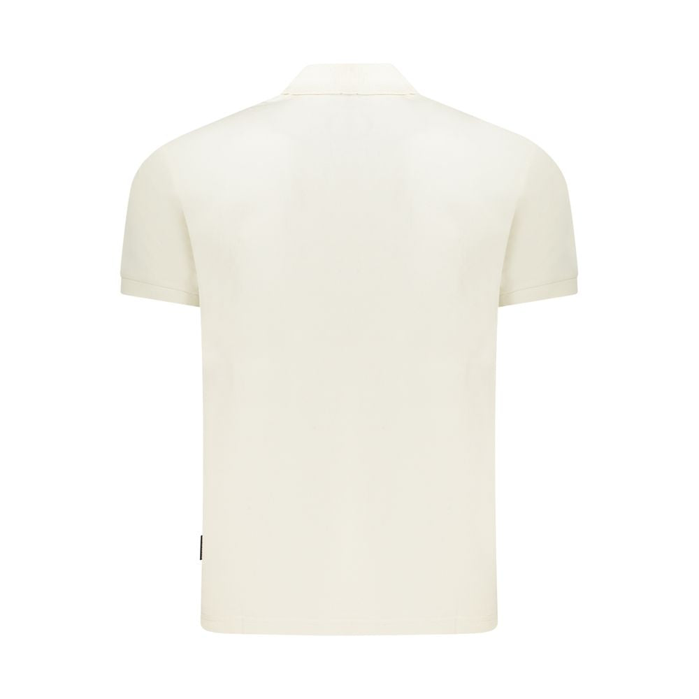 Napapijri Weißes Poloshirt aus Baumwolle für Herren