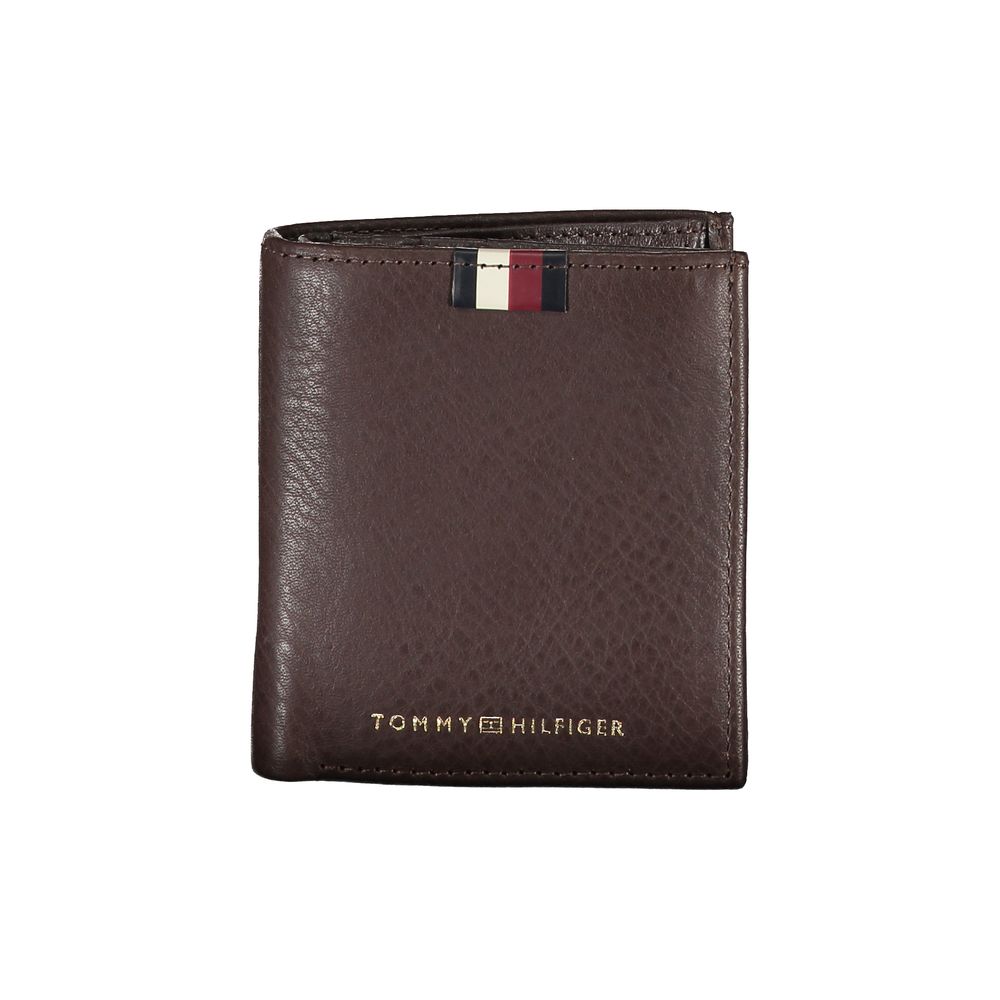 Portofel din piele maro Tommy Hilfiger