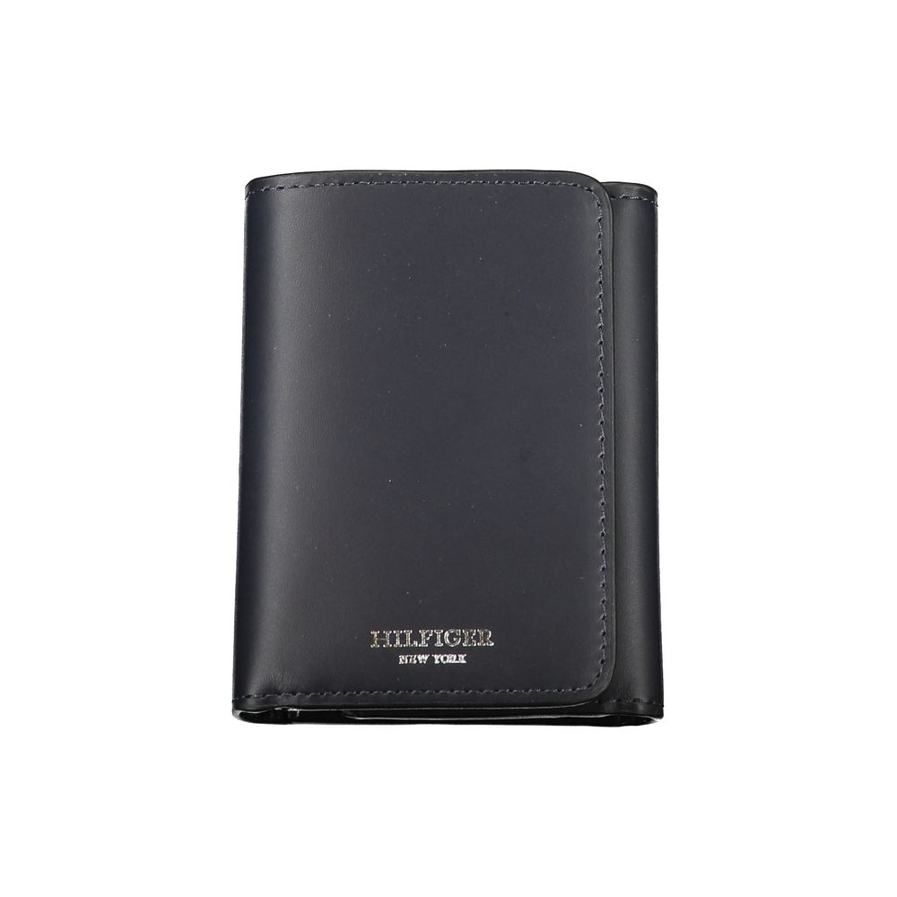 Tommy Hilfiger – Elegante blaue Lederbrieftasche für Herren