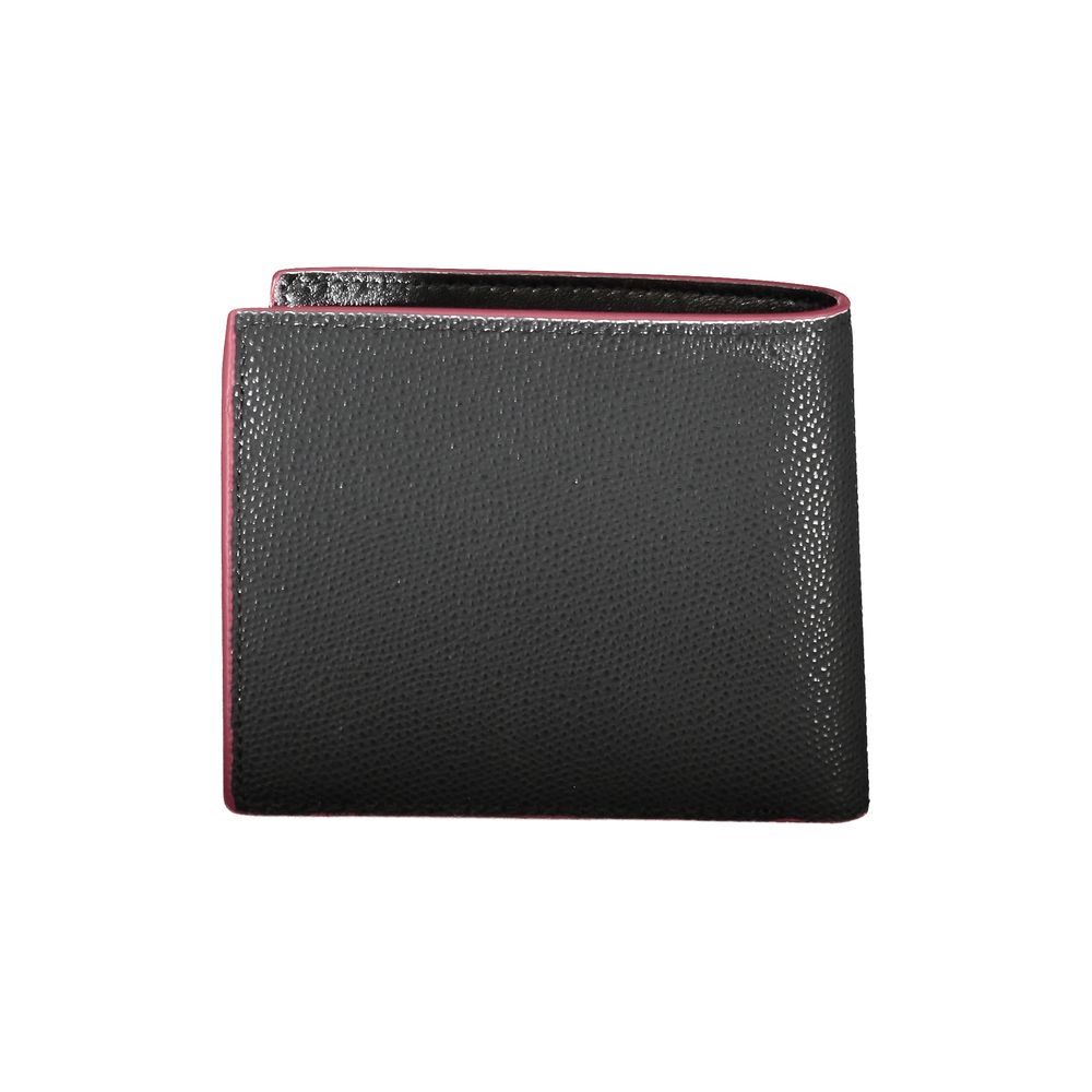 Portofel elegant din piele neagră Tommy Hilfiger