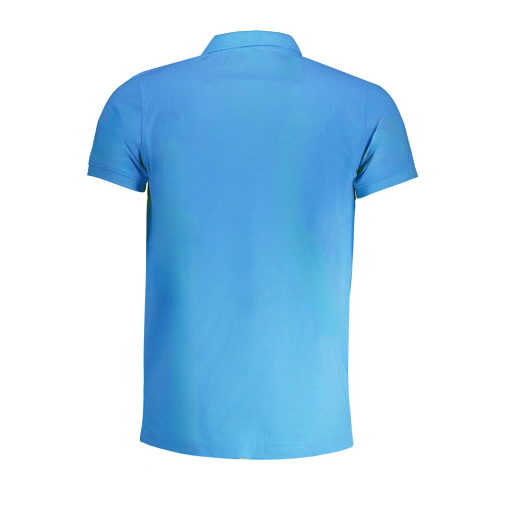 Blaues Poloshirt aus Baumwolle von Norwegen 1963