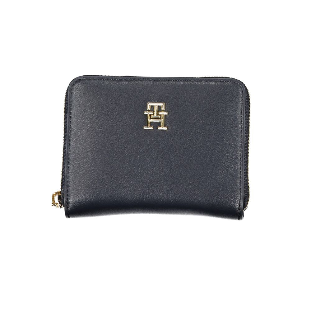 Portofel albastru din poliester Tommy Hilfiger