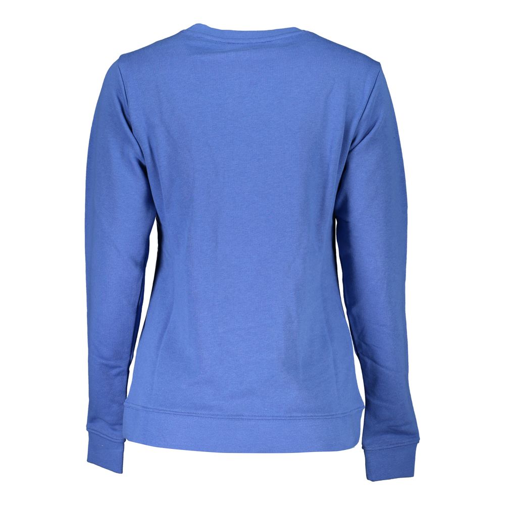 Blauer Baumwollpullover der Cavalli Class