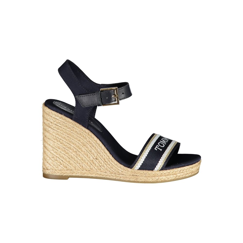 Tommy Hilfiger – Blaue Polyester-Sandalen