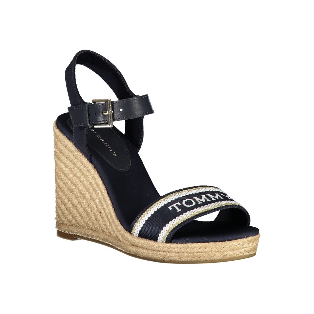 Tommy Hilfiger – Blaue Polyester-Sandalen