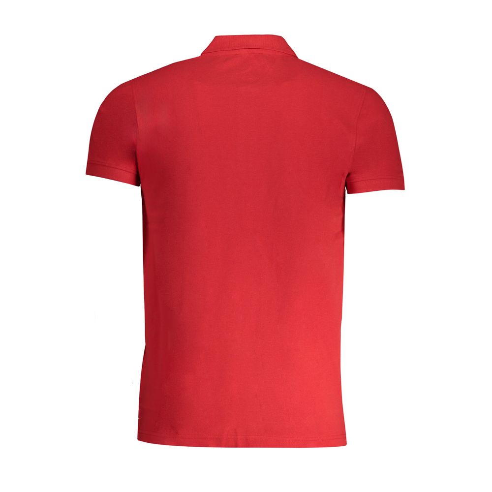 Rotes Poloshirt aus Baumwolle von Cavalli Class