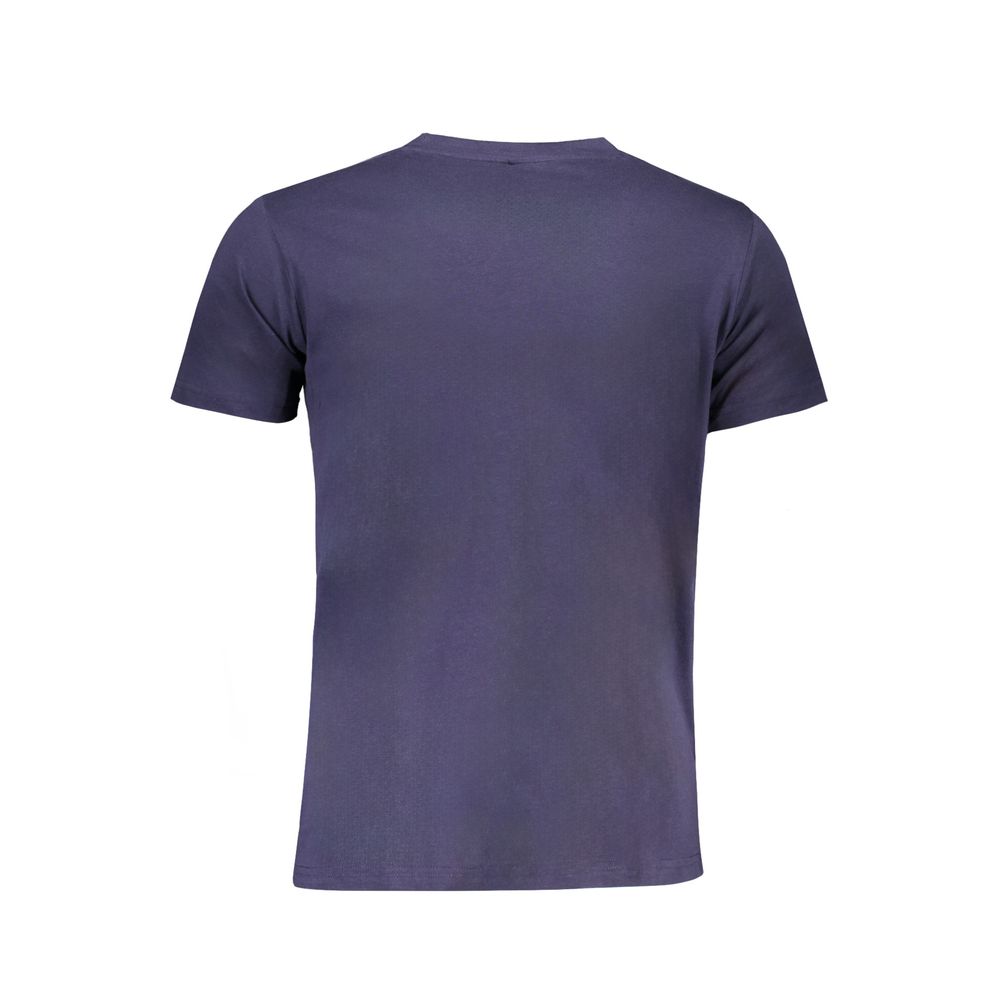Tricou albastru din bumbac Norvegia 1963