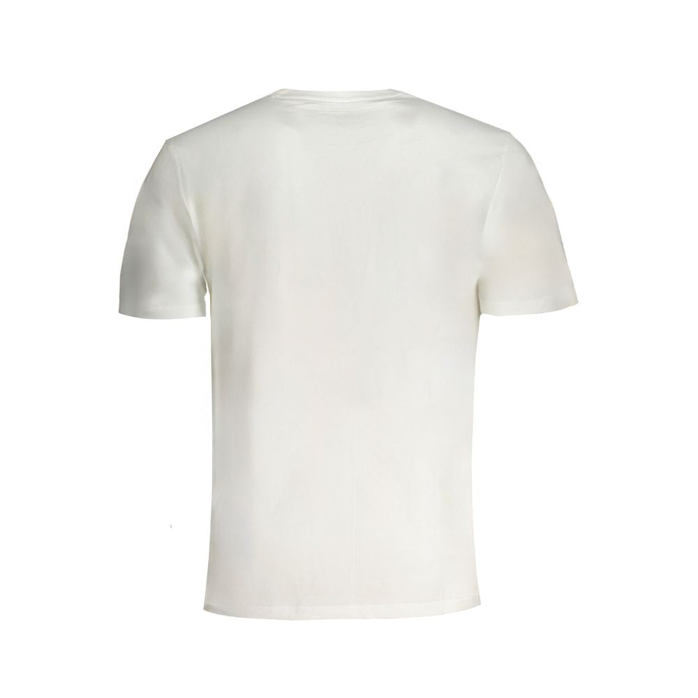 Tricou alb din bumbac Pepe Jeans