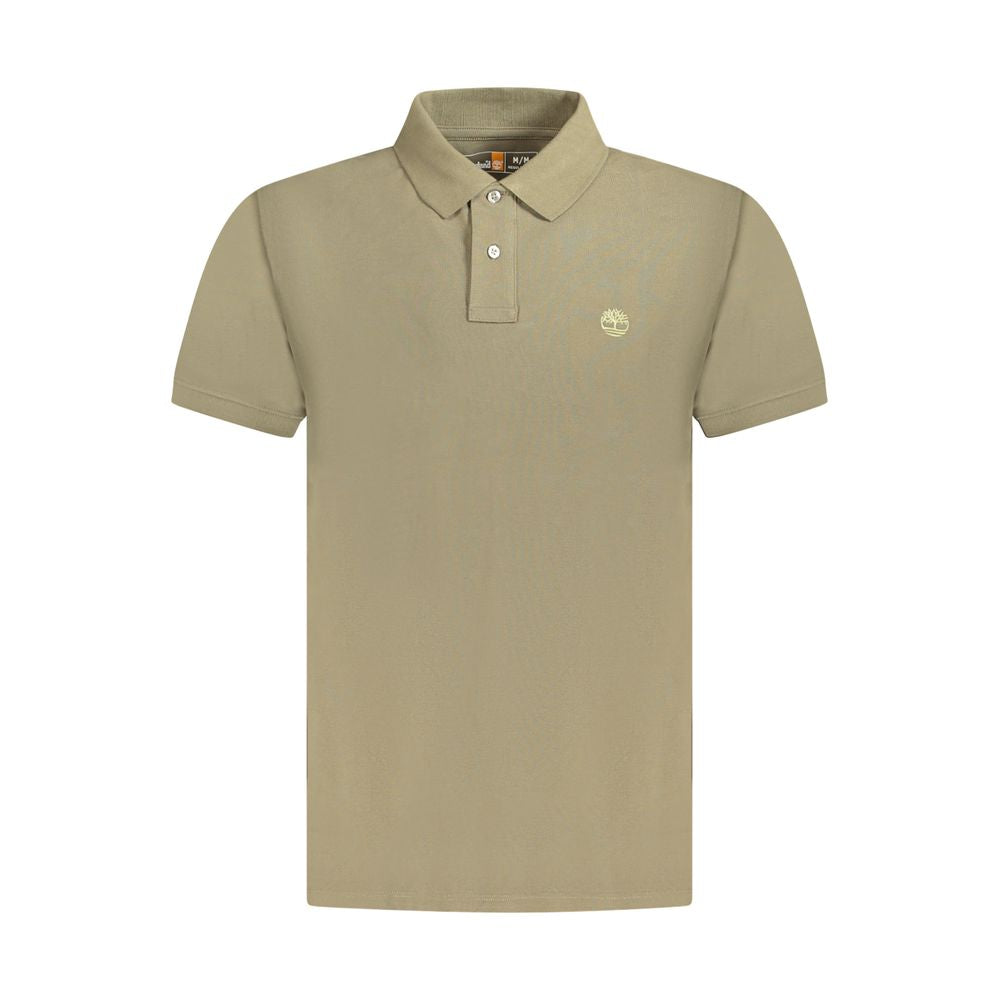 Timberland Herren Poloshirt aus brauner Baumwolle