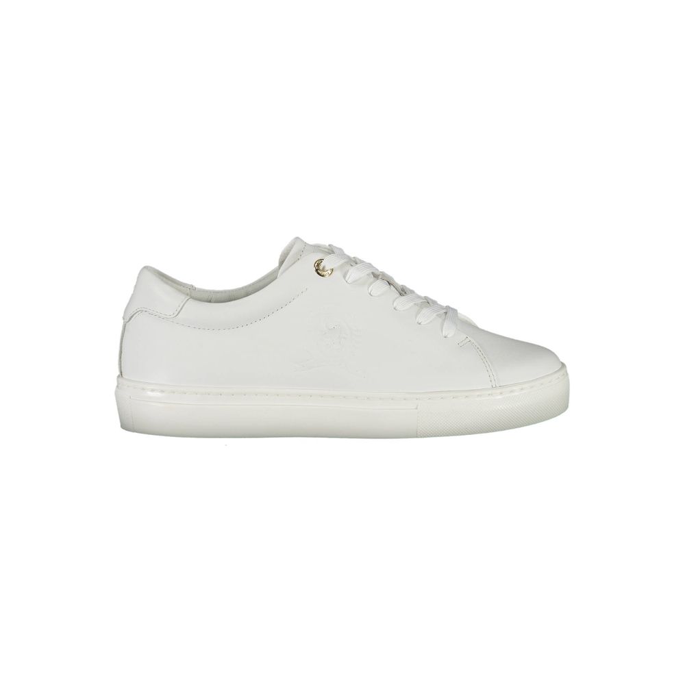 Tommy Hilfiger – Weiße Leder-Sneaker für Damen
