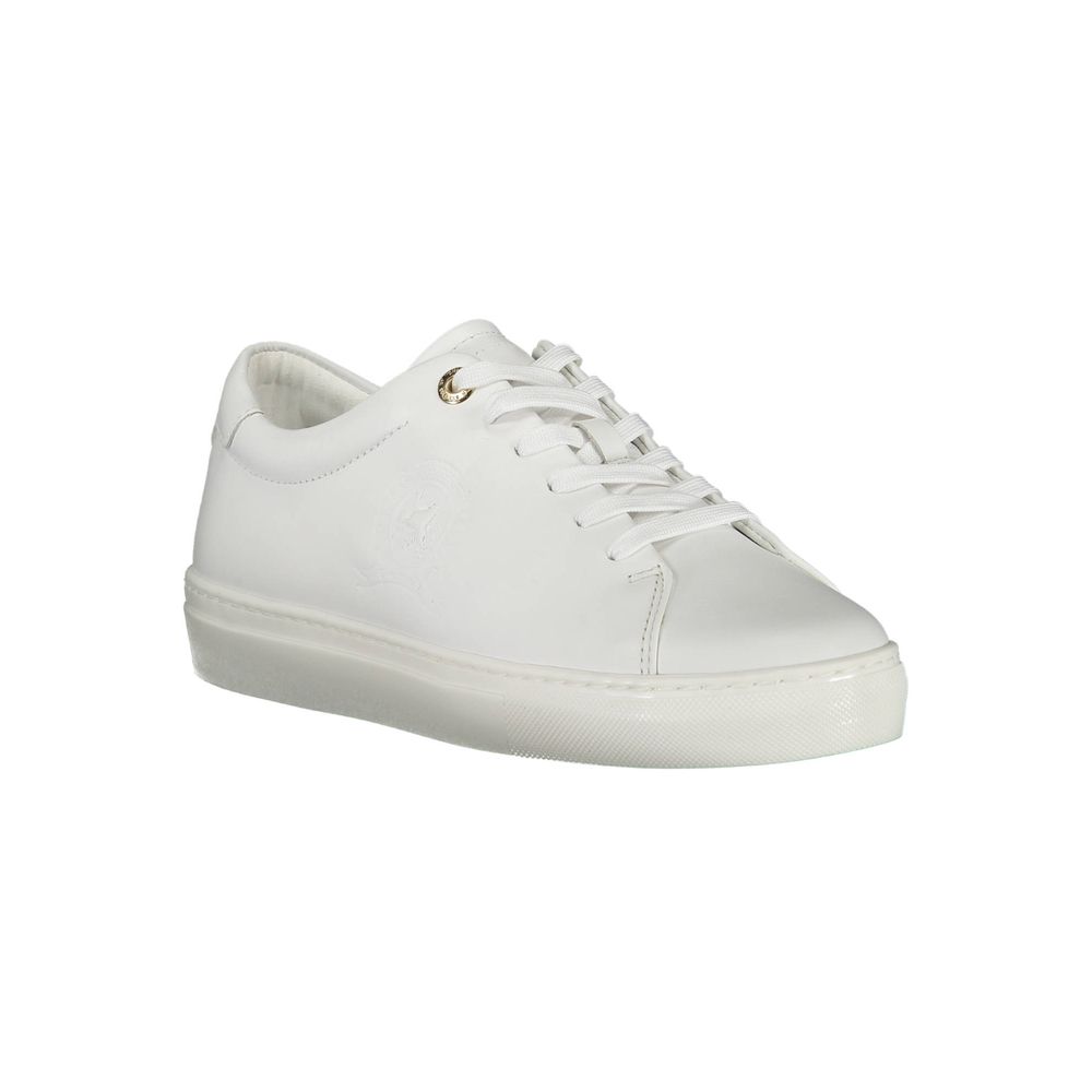 Tommy Hilfiger – Weiße Leder-Sneaker für Damen