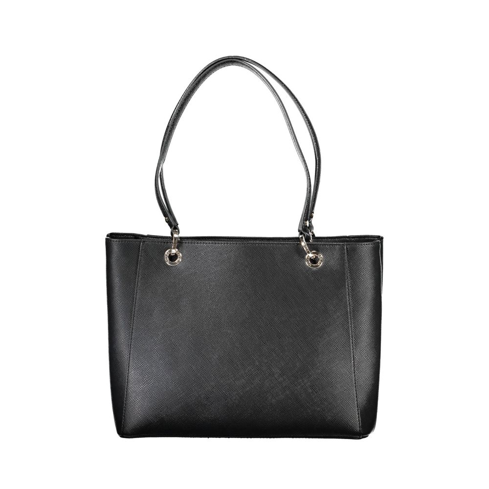 Guess Jeans – Schwarze Polyethylen-Handtasche