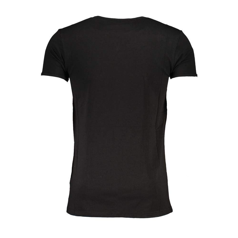 Tricou Cavalli Class din bumbac negru