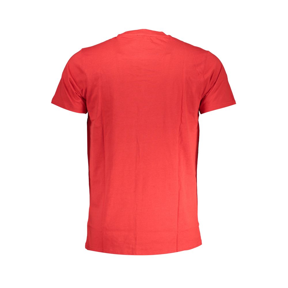 Tricou Cavalli Class roșu din bumbac