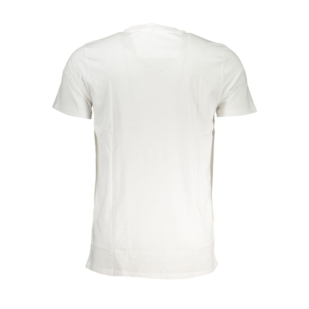 Tricou Cavalli Class din bumbac alb