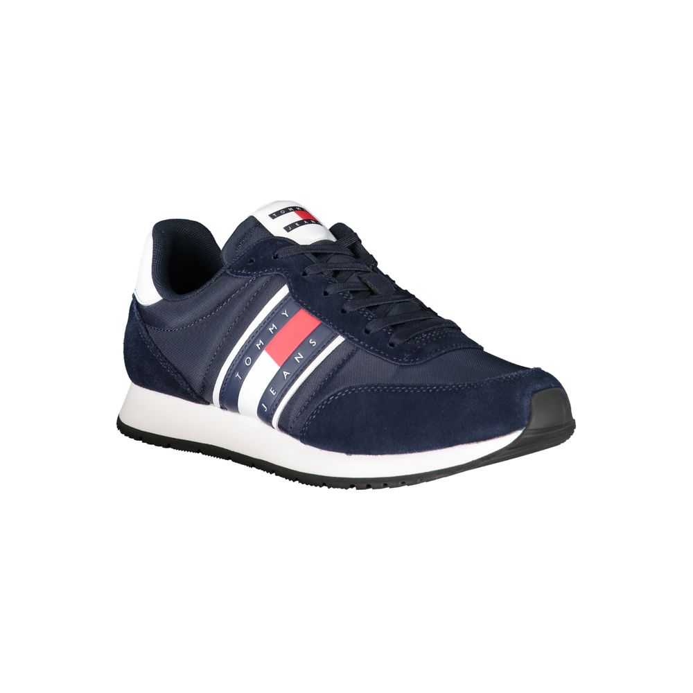 Tommy Hilfiger – Blauer Polyester-Sneaker