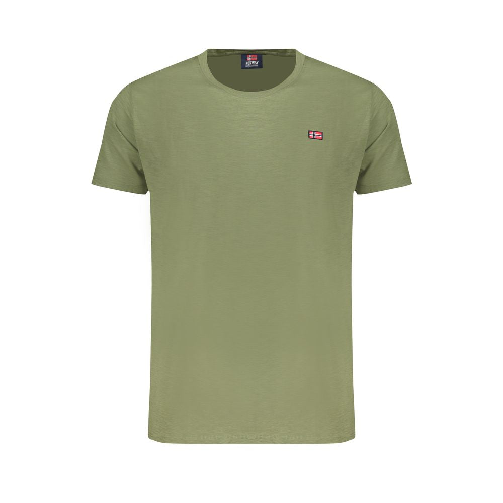 Norwegen 1963 Grünes Baumwoll-T-Shirt