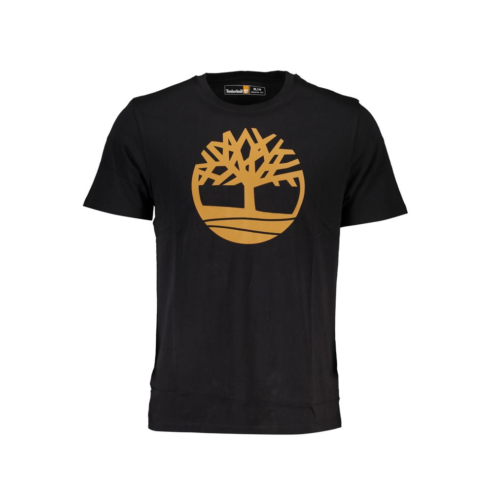 Schwarzes Baumwoll-T-Shirt von Timberland