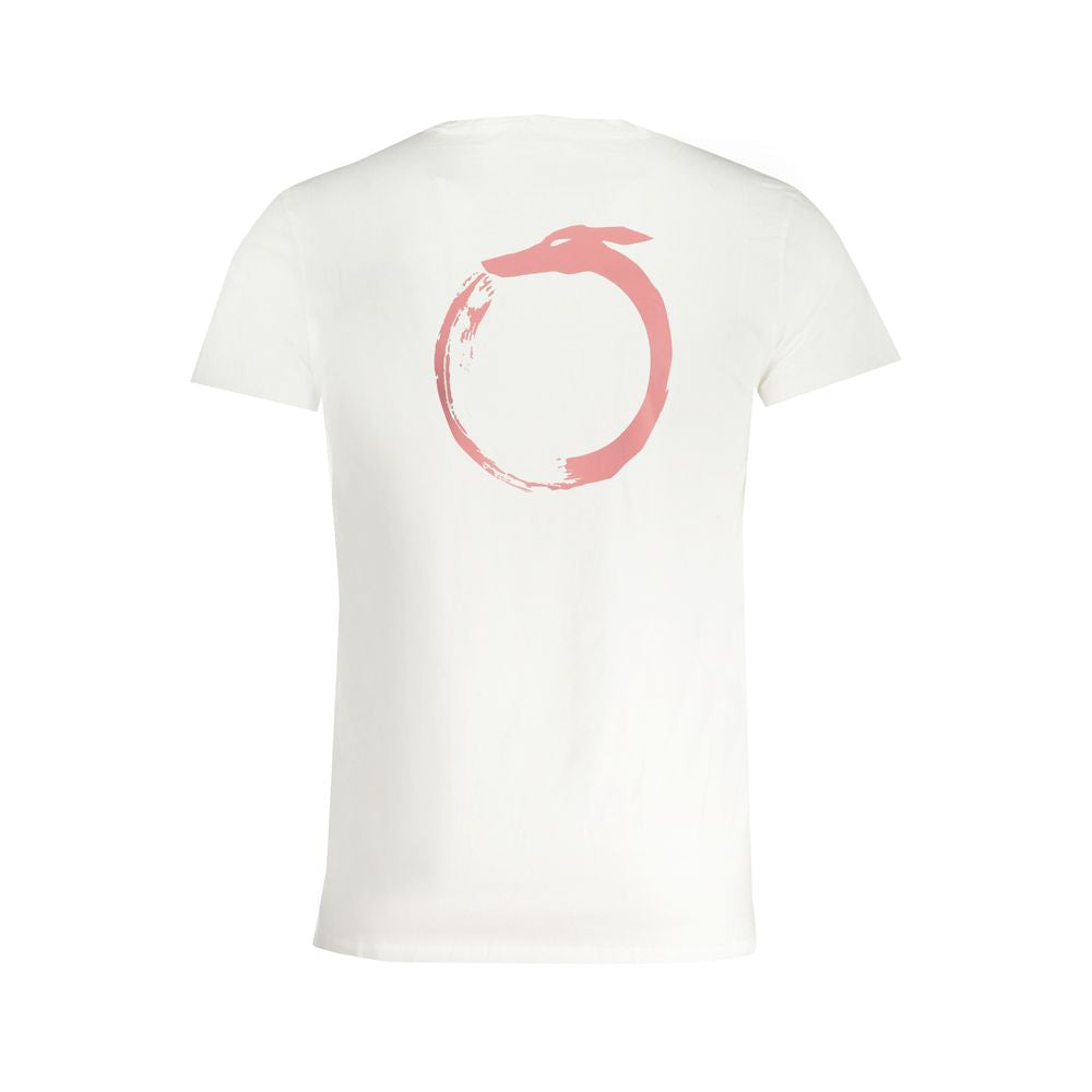 Weißes Baumwoll-T-Shirt von Trussardi