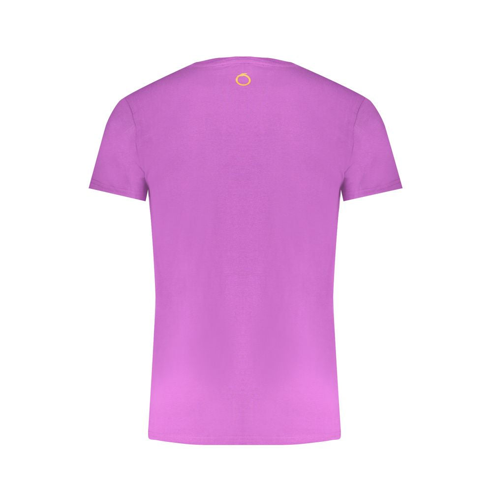 Lilafarbenes Baumwoll-T-Shirt von Trussardi