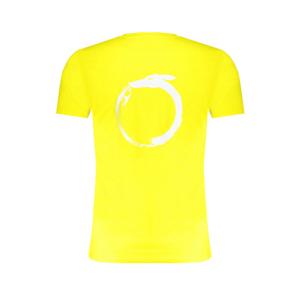 Gelbes Baumwoll-T-Shirt von Trussardi