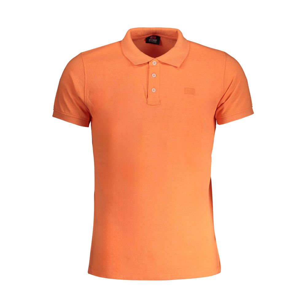 Oranges Poloshirt aus Baumwolle von Norwegen 1963
