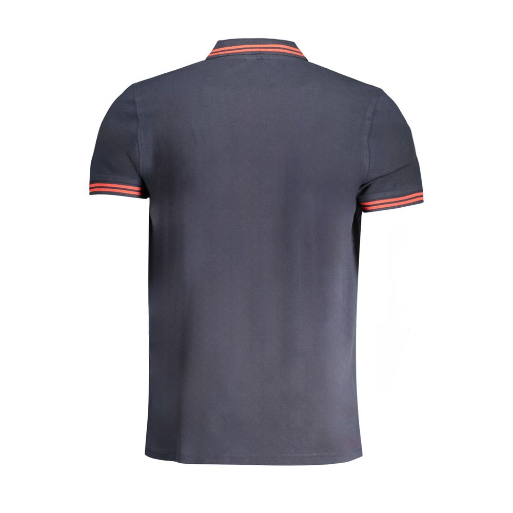 Cavalli Class Poloshirt aus Baumwolle, Blau