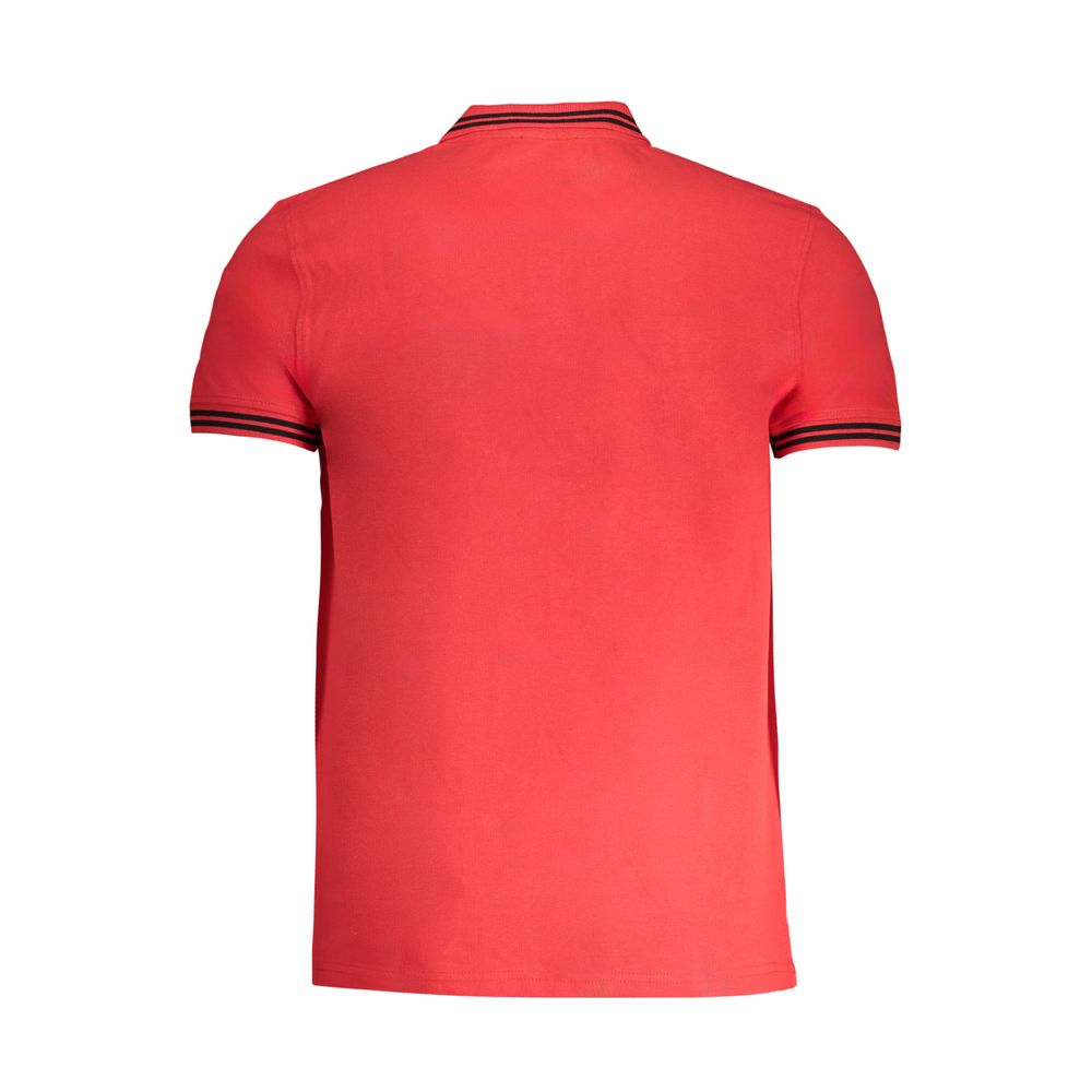 Rotes Poloshirt aus Baumwolle von Cavalli Class
