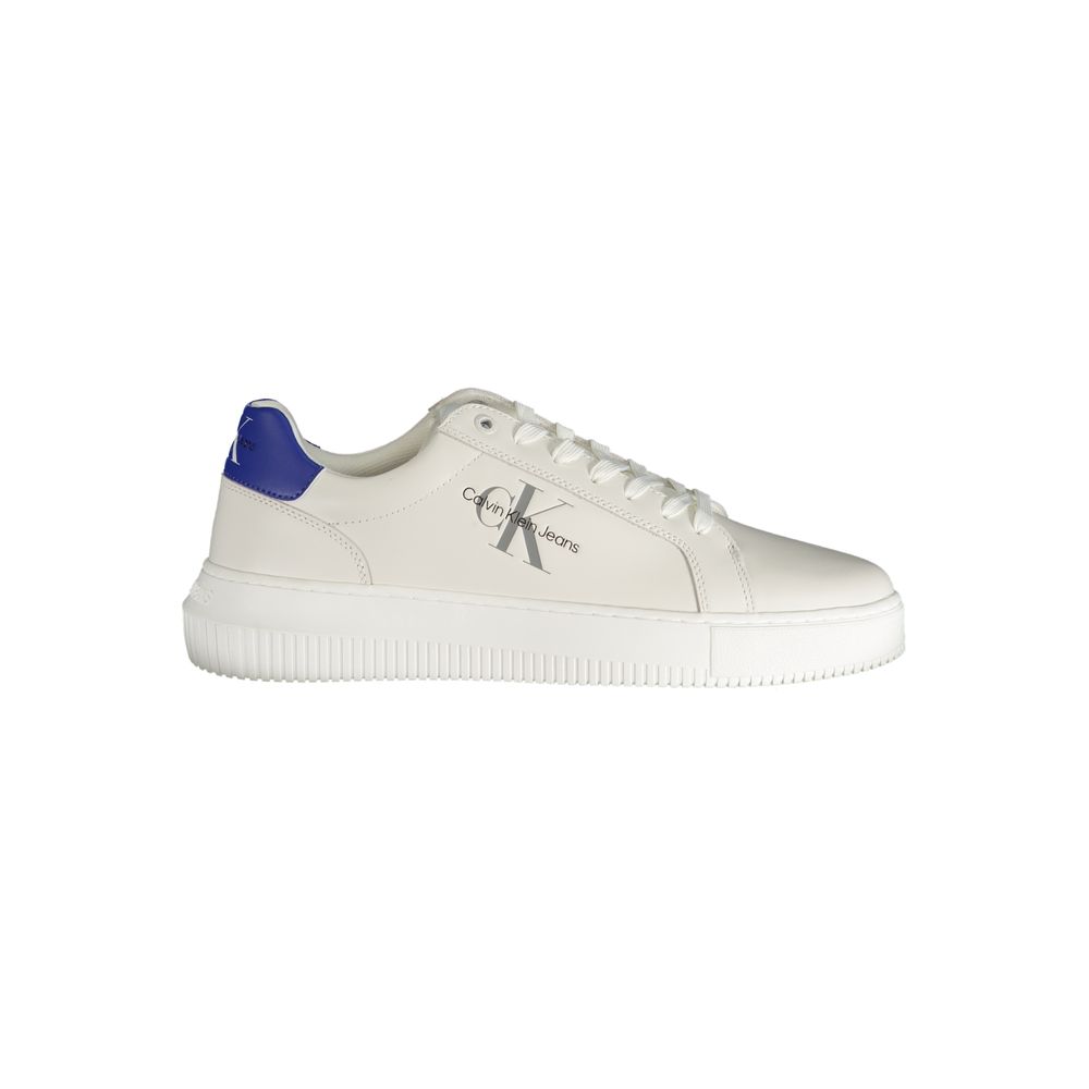 Calvin Klein – Weißer Polyester-Sneaker