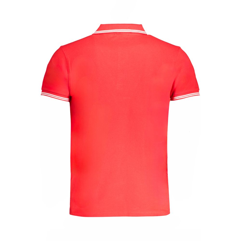 Rotes Poloshirt aus Baumwolle von Cavalli Class