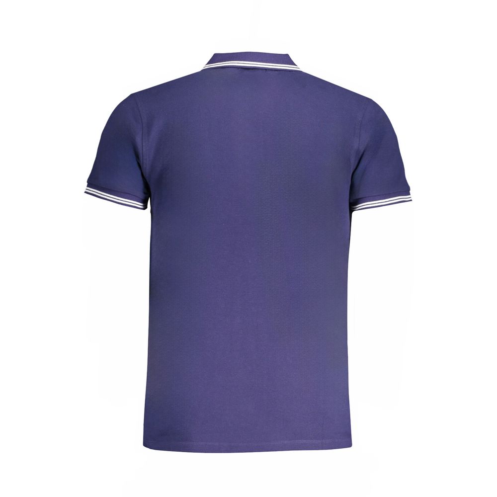 Cavalli Class Poloshirt aus Baumwolle, Blau