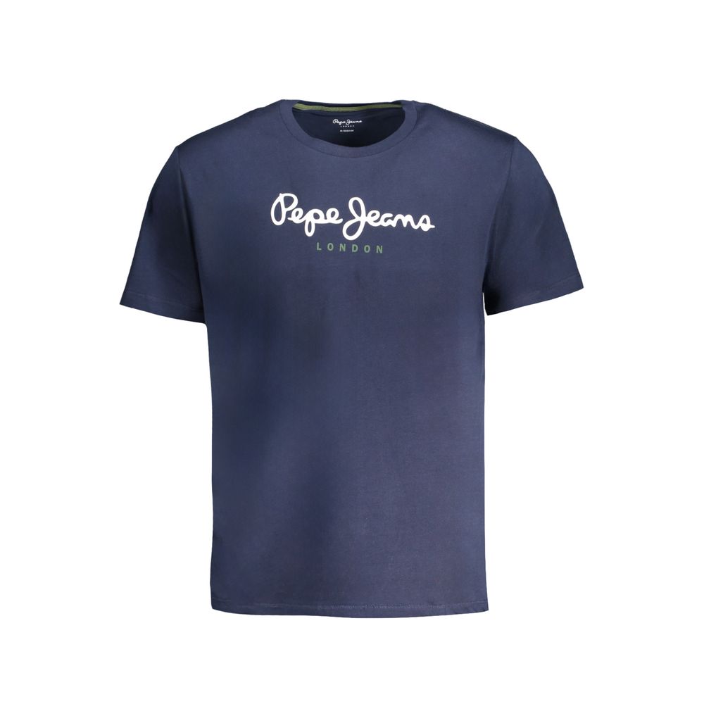 Tricou Pepe Jeans albastru din bumbac