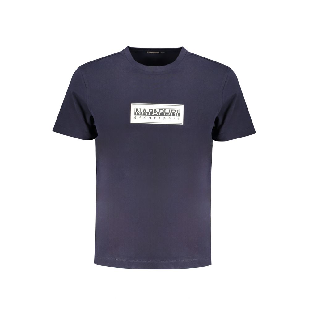 Blaues Baumwoll-T-Shirt von Napapijri