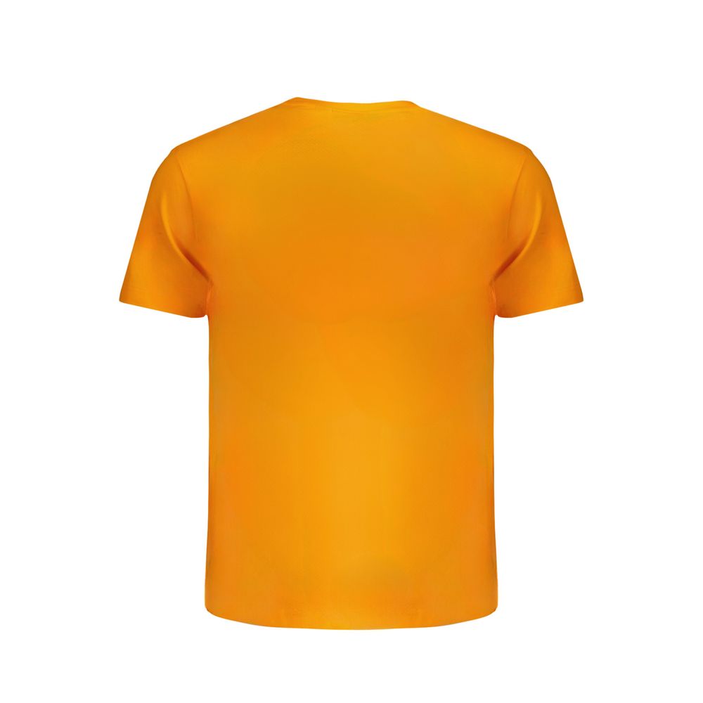 Napapijri Orangefarbenes Baumwoll-T-Shirt