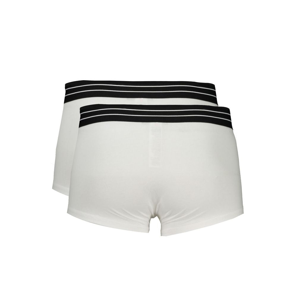 Cavalli Class Herren Boxershorts aus weißer Baumwolle