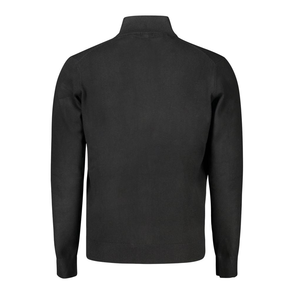 Norway 1963 Schwarze Strickjacke aus Polyamid für Herren
