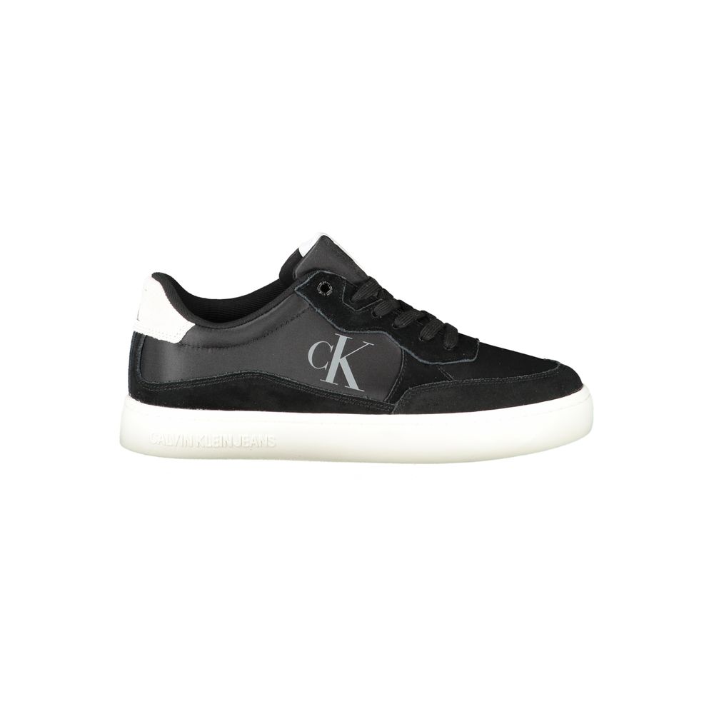 Calvin Klein Herren-Sneaker aus Polyester, Schwarz