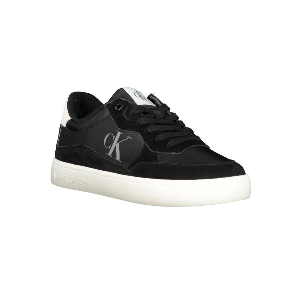 Calvin Klein Herren-Sneaker aus Polyester, Schwarz