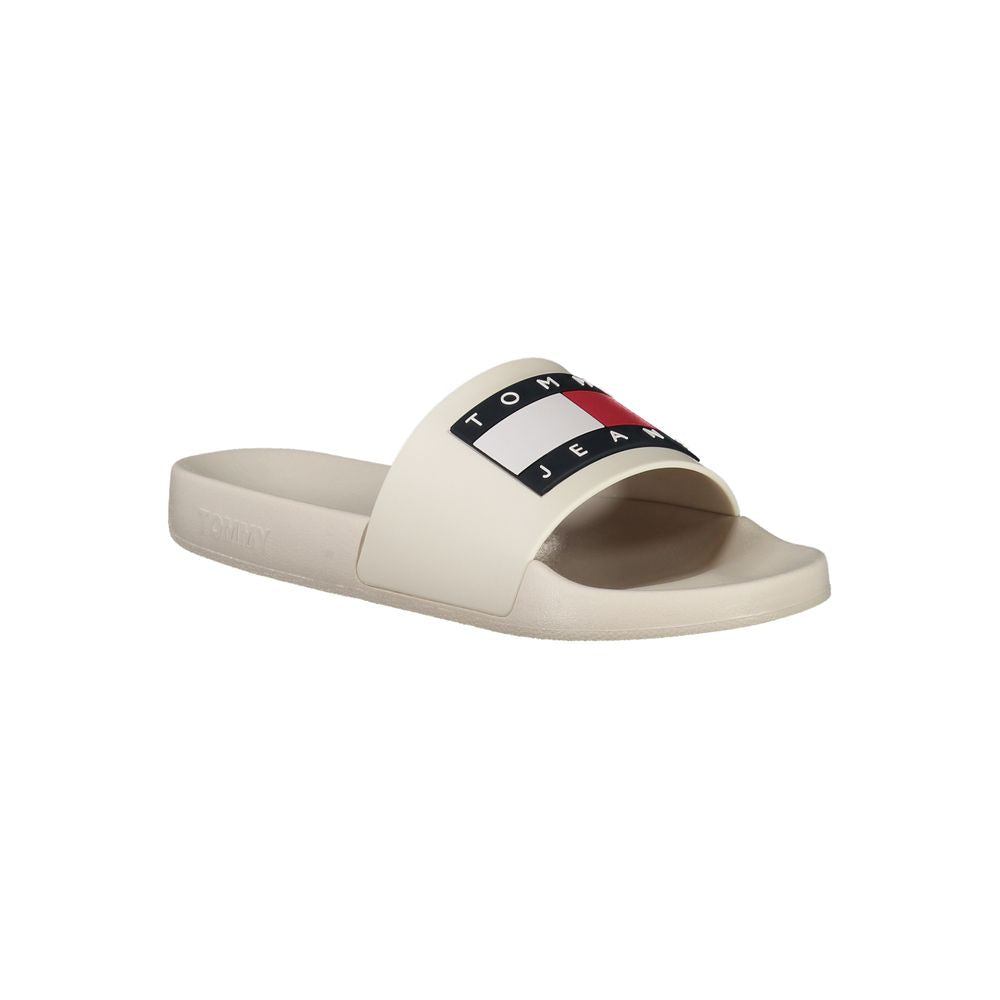 Tommy Hilfiger – Weiße Polyethylen-Sandalen für Damen