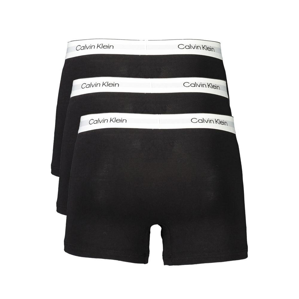 Calvin Klein Herren Boxershorts aus schwarzer Baumwolle