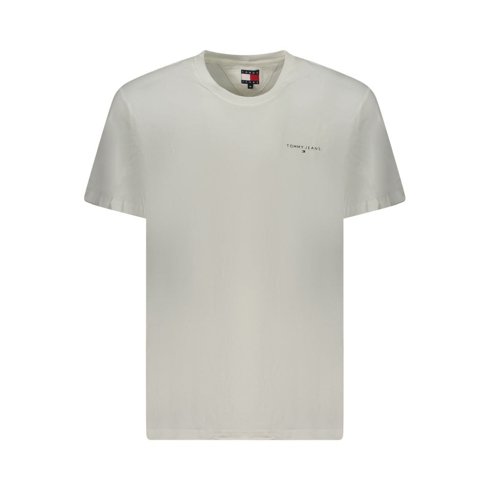 Tricou Tommy Hilfiger alb din bumbac pentru bărbați