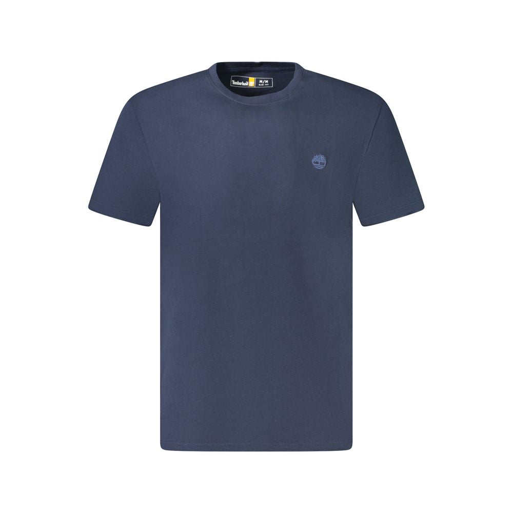 Blaues Baumwoll-T-Shirt von Timberland