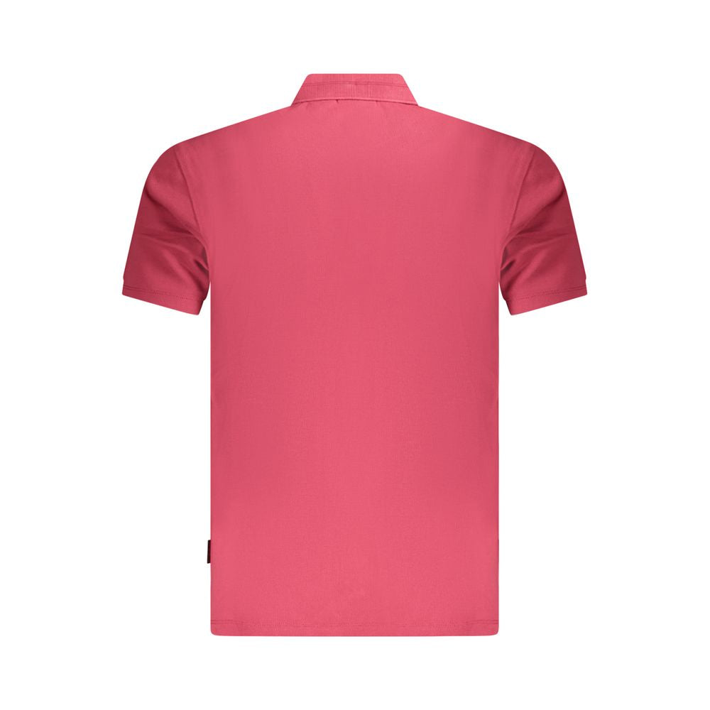 Napapijri Herren-Poloshirt aus roter Baumwolle