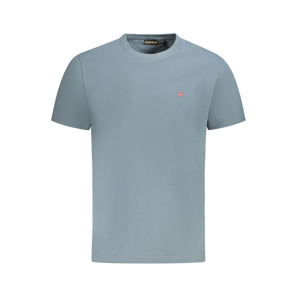 Napapijri Braunes Herren-T-Shirt aus Baumwolle