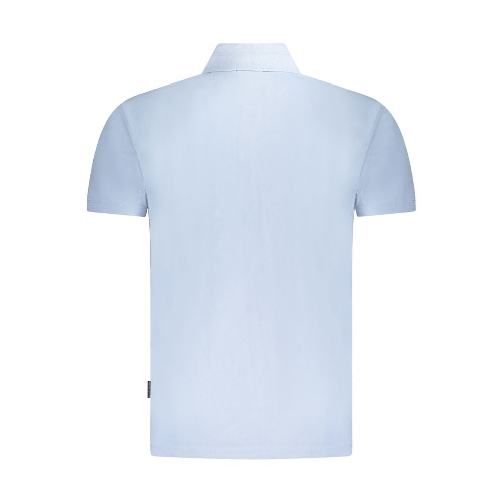 Napapijri Hellblaues Poloshirt aus Baumwolle für Herren