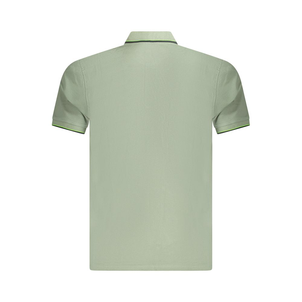 Norwegen 1963 Grünes Poloshirt aus Baumwolle für Herren