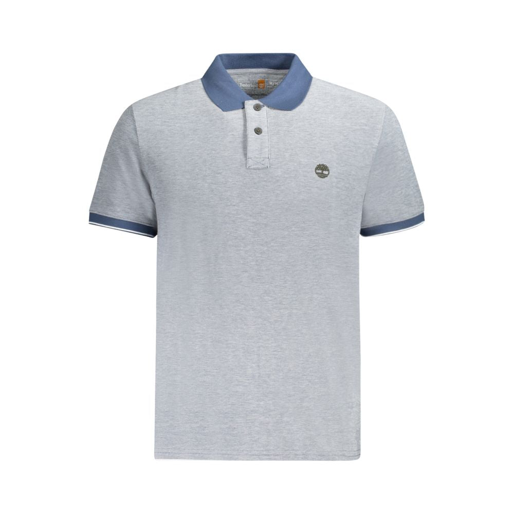 Blaues Poloshirt aus Baumwolle von Timberland