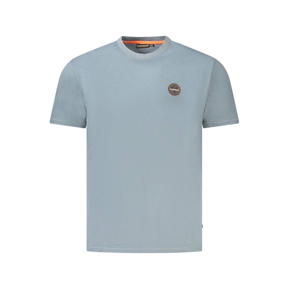 Napapijri Braunes Herren-T-Shirt aus Baumwolle